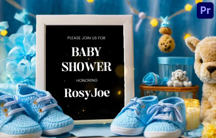 Creative 3D Baby Shower Invitation Slideshow